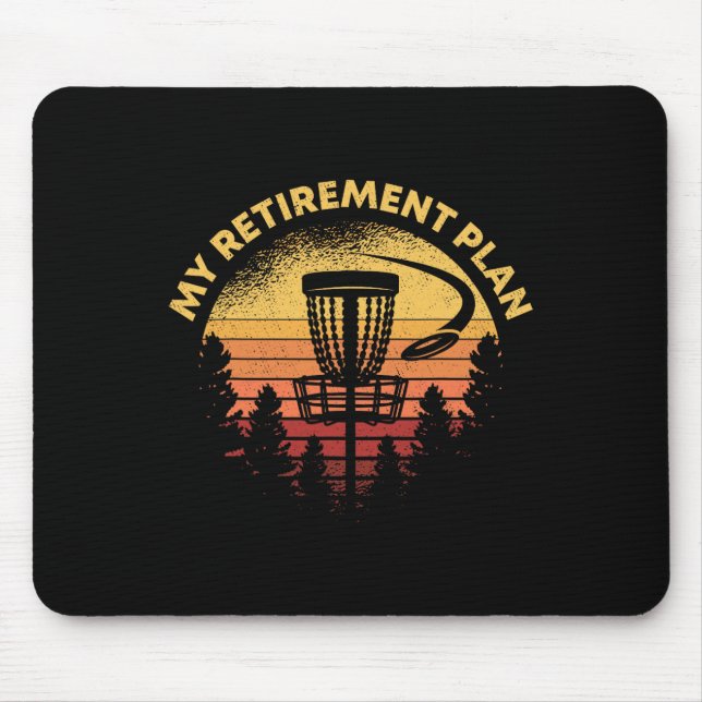 Discgolf Min pensionsplan Retro farfarpresent Ho Musmatta (Framsidan)