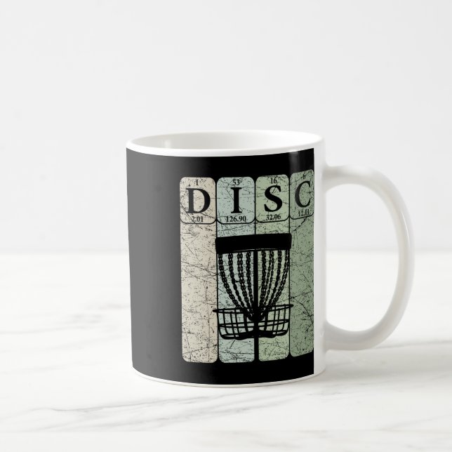 Discgolf Periodiska Tabell Element Frolf Spelare V Kaffemugg (Höger)