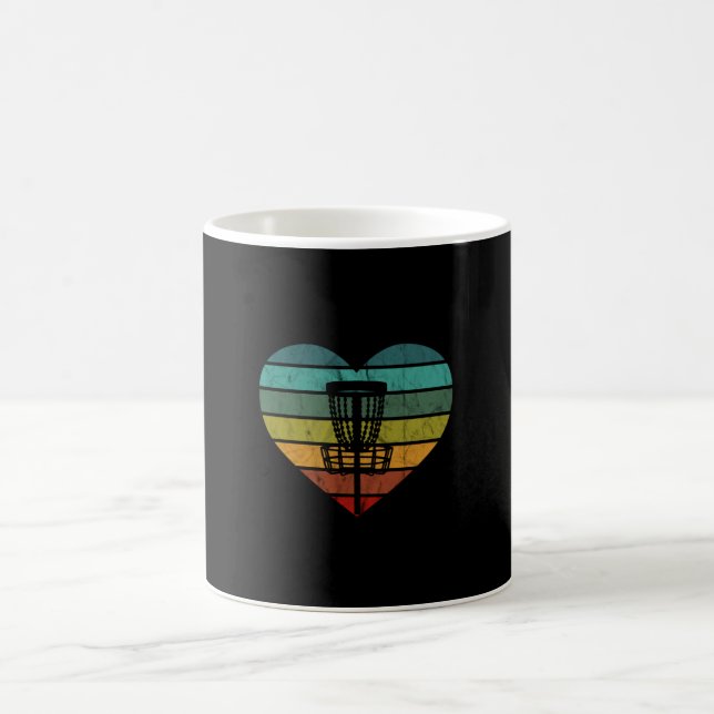 DiscGolf - Retro Vintage Target Basket Kaffemugg (Center)