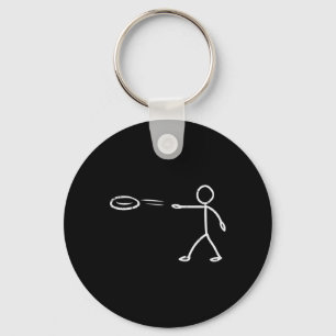 Discgolf Rolig Frisbee Frolf Män Kvinnor Barn Nyckelring
