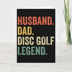 Discgolf Rolig Husnd Pappa Legend Fars Dag  Kort