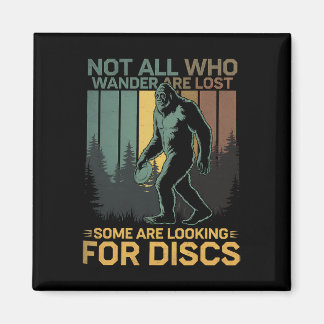 Discgolf Sasquatch Bigfoot Discgolfare Rolig Disc Magnet