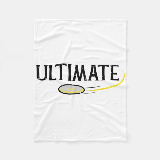 Discgolf Ultimate Frisbee Frolf Sport Spelare Män  Fleecefilt (Framsidan)