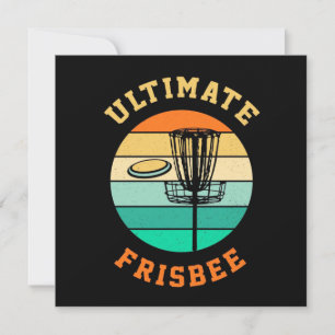 Discgolf Ultimate Frisbee Julkort