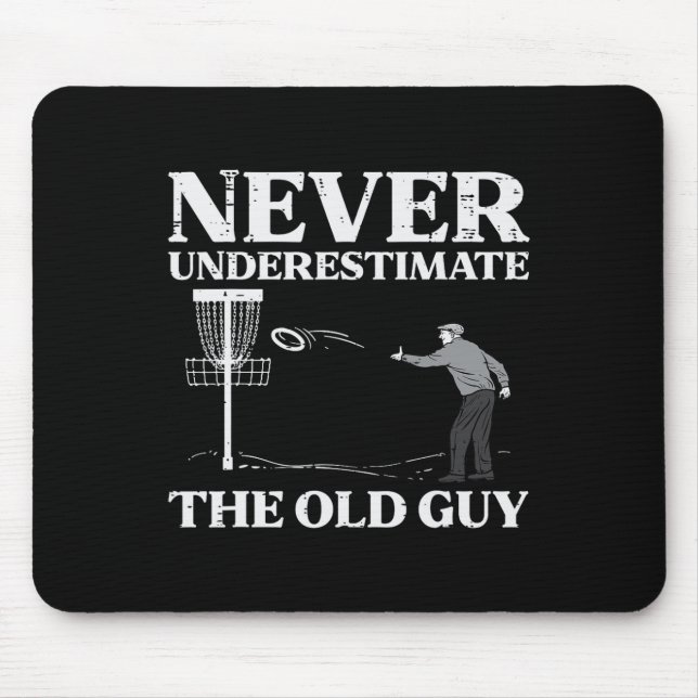 Discgolf Underskatta Aldrig Gammal Kille Frisbee F Musmatta (Framsidan)