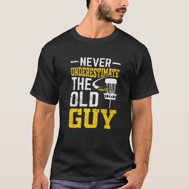 Discgolf  Underskatta Aldrig Gubben  11 T Shirt (Framsida)