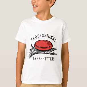 Discgolfdisc, professionell träffare, Retro T Shirt