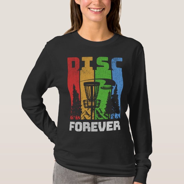 Discgolfdisk För Evigt T Shirt (Framsida)