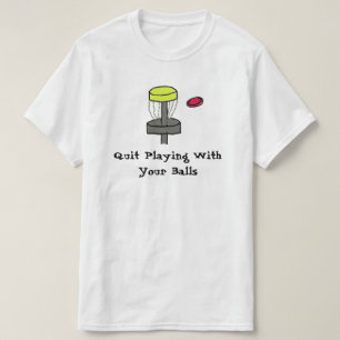 #DiscGolfen avslutade att leka med din bollskjorta Tee Shirt