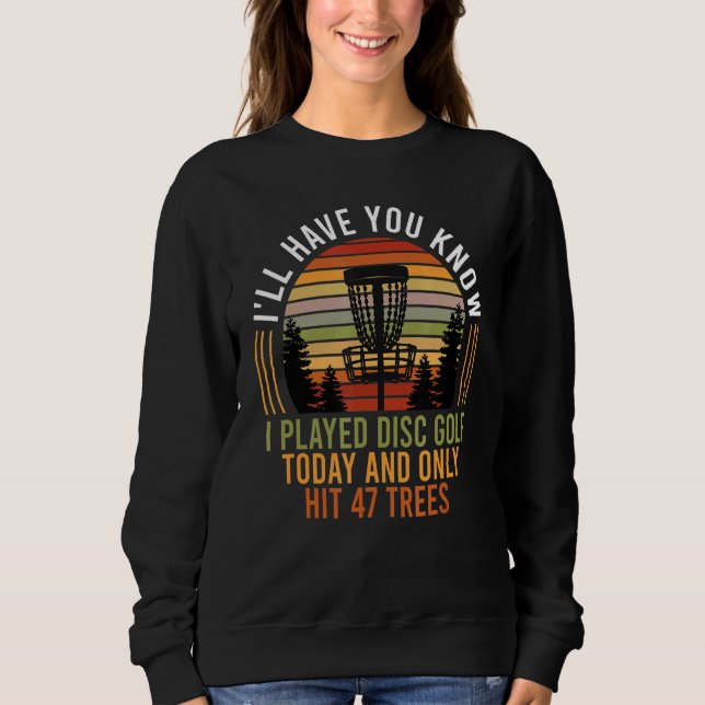 Discgolfer Sayed Retro Discgolf Humor Disk Golf T Shirt (Framsida)