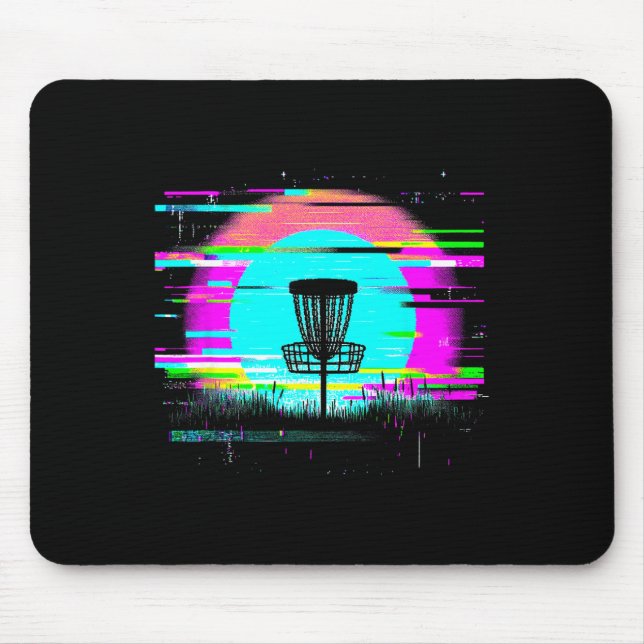 Discgolfglitch - Vintage Discgolfälskare  Musmatta (Framsidan)