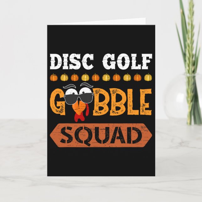 Discgolfgobbelsquad Turkhöst Discgolfare  Kort (Framsida)
