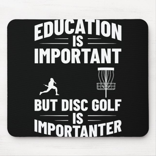 Discgolfhumor Discgolfspelare Frisbee Discgolf Musmatta (Framsidan)