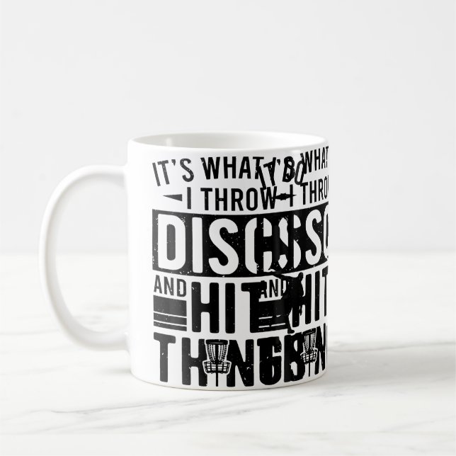 Discgolfoutfit för discgolfspelare kaffemugg (Vänster)
