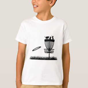 Discgolfskiss med katter - rolig discgolfskiva för t shirt