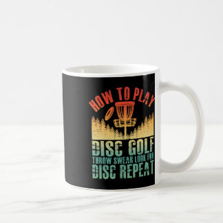 Discgolfskjorta för män Pappa discgolfspelare Disc Kaffemugg