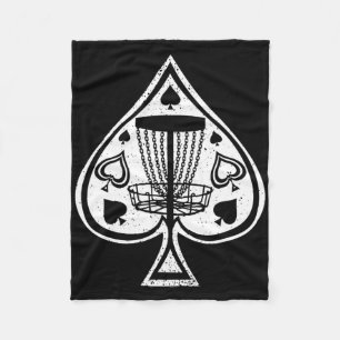 Discgolfskjortor Män Discgolf T-shirt Ace Of Spade Fleecefilt