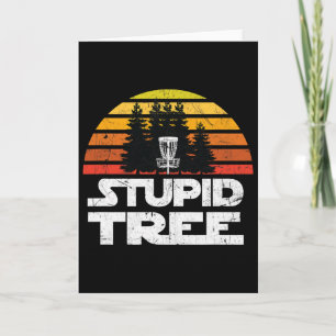 Discgolftröjor för män Dum träd frisbeegolf Kort