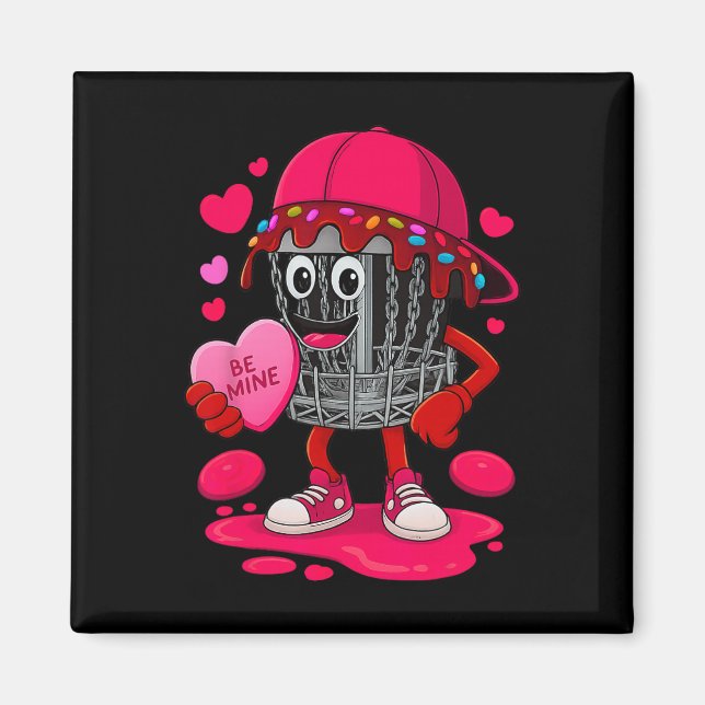 Discgolfutrustning Playera Valentine Hearts Kostym Magnet (Framsidan)
