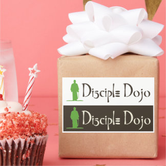 Discibel Dojo 2-for-1-dekal Rektangulärt Klistermärke