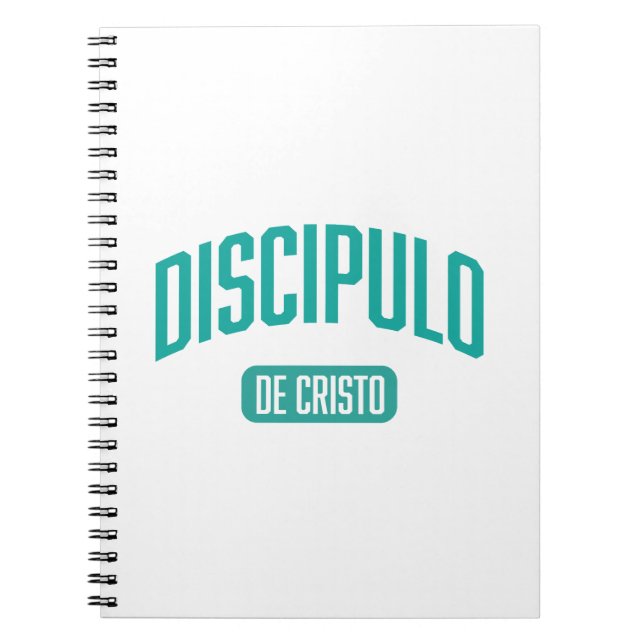 Discibel Seagreen Spiral Notebook Spanska Anteckningsbok (Framsidan)