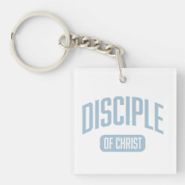 Discibelt Light Blue Acrylic Keychain