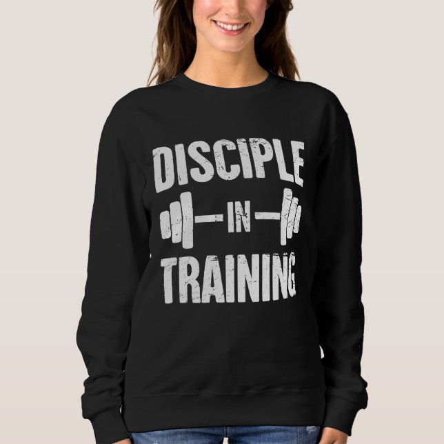 Disciple   Christian Athlete Christian Workout T Shirt (Framsida)