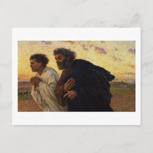 Disciples Peter och John Running Vykort