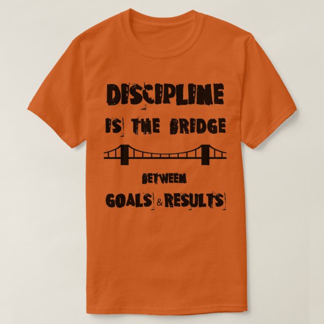 DISCIPLIN ÄR BRIDGE T SHIRT (Design framsida)