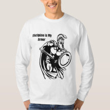 “Disciplin är min rustning – Krigaresvärd T-Shirt