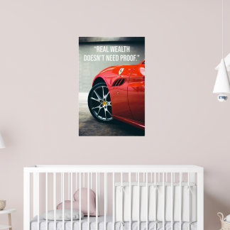 Disciplin är osynlig förmögenhet Superbil Citat Poster