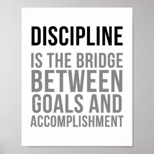 Disciplin är överbrygga poster