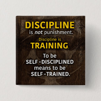 Disciplin är utbildning - Workout Gym inspirationa Knapp