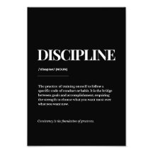 Disciplin Definition Konsttryck – Minimalistisk Mo