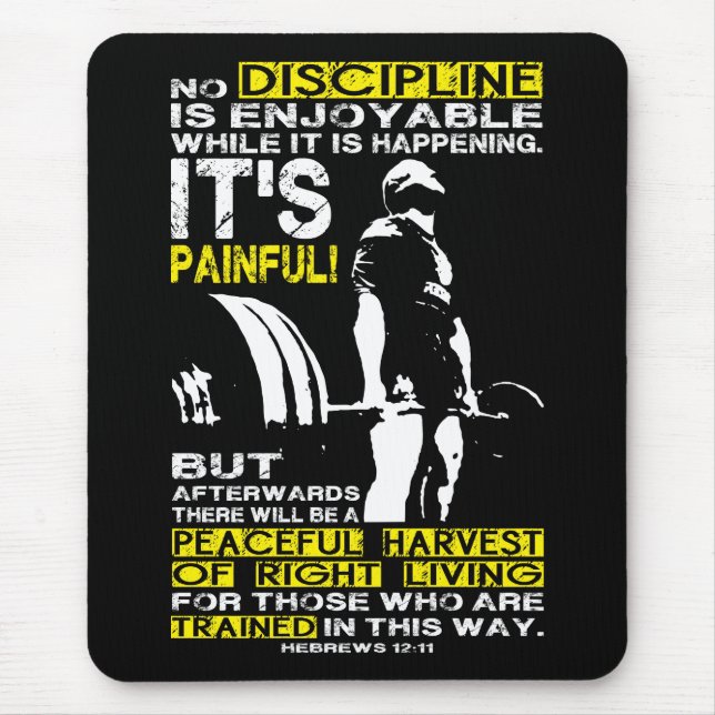 DISCIPLIN - Dold Workout Motivational Musmatta (Framsidan)