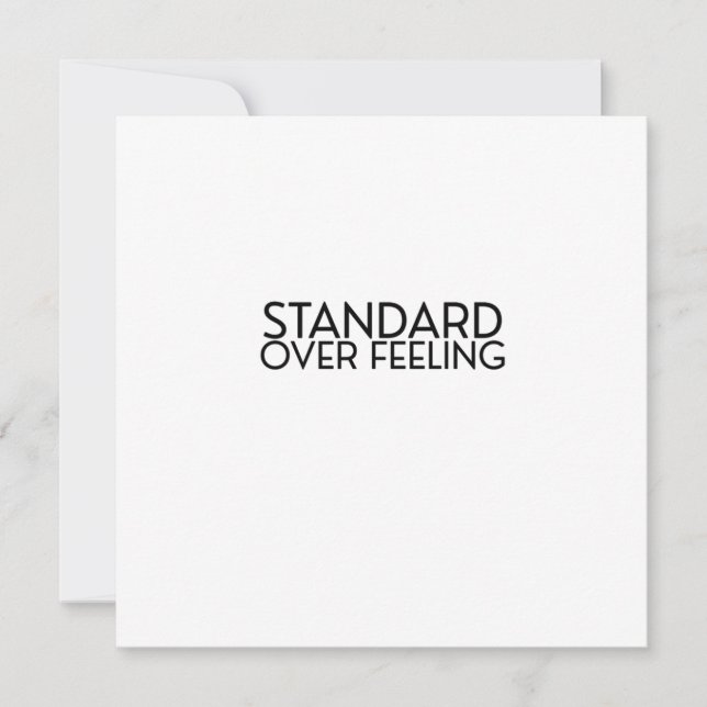 Disciplin före motivation Minimalistisk Magnetisk  Inbjudningar (Framsida)