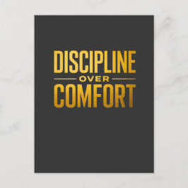 Disciplin framför komforttröja | Motivation & Sinn Vykort