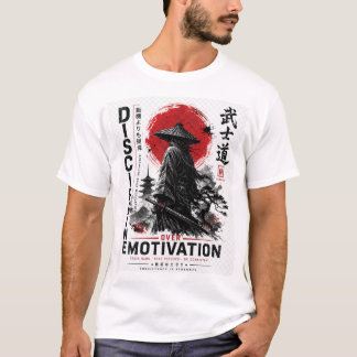 Disciplin framför motivation Samurajskjorta – T Shirt
