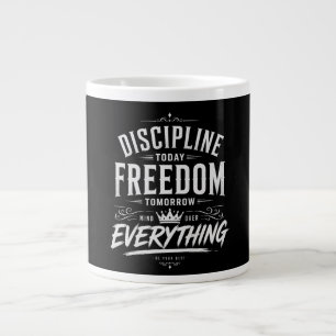 Disciplin Idag Frihet Imorgon Jumbo Mugg