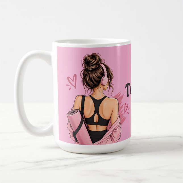 Disciplin Idag Frihet Imorgon Väggur Kaffemugg (Vänster)