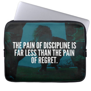 Disciplin - inspiration för arbetsmiljön laptop fodral