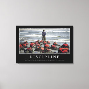 Disciplin: inspirationsoffert canvastryck