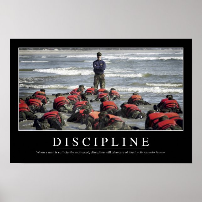 Disciplin: inspirationsoffert poster (Framsidan)