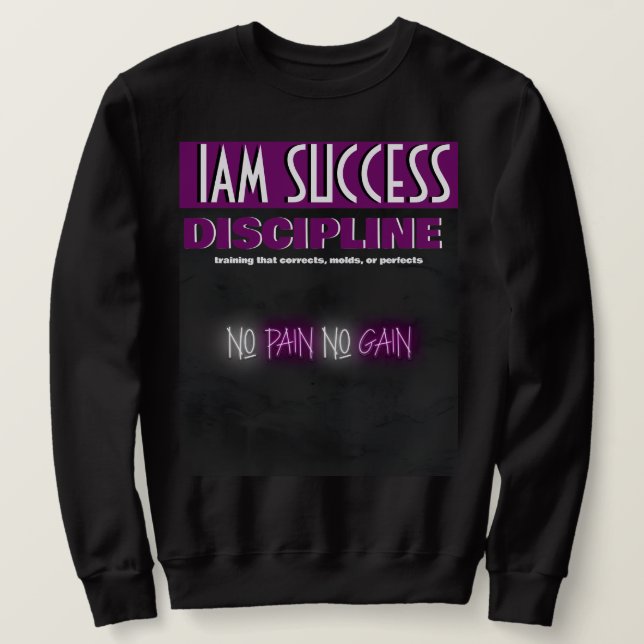 DISCIPLIN LÅNG ÄRMAD TRÖJA (Design framsida)
