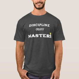 DISCIPLIN Minimalistisk Motivations T-Shirt