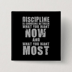 DISCIPLIN - Motiverande Ord Knapp