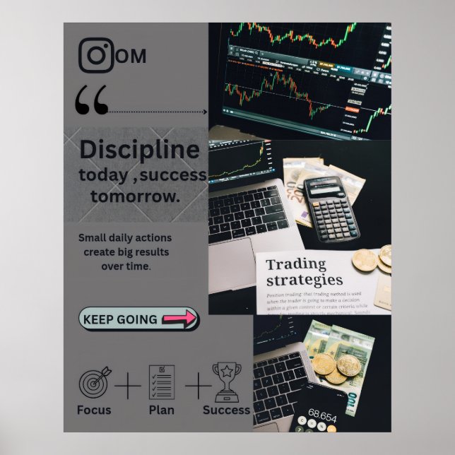 Disciplin och trendmässig behärskning  poster (Framsidan)