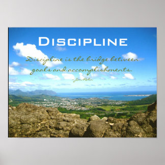 Disciplin Poster