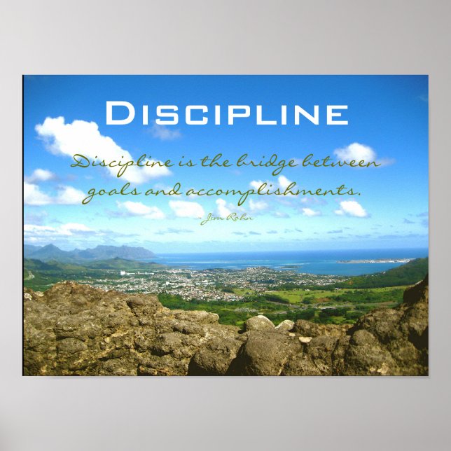 Disciplin Poster (Framsidan)