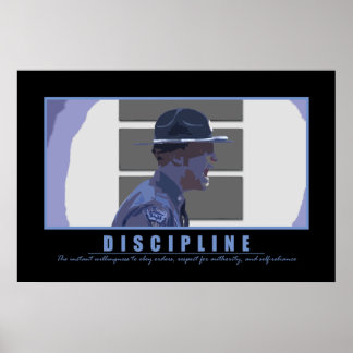 Disciplin Poster